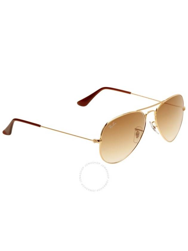 Ray Ban Aviator Gradient Light Brown Pilot Unisex Sunglasses RB3025 001/51 55 - RAY-BAN - BALAAN 2