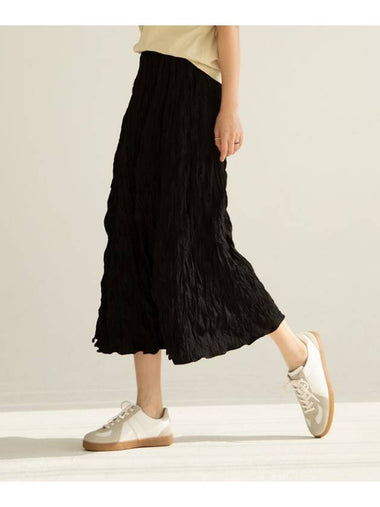 Coaster Long Pleated Skirt Black - UNLIKELOOK - BALAAN 1