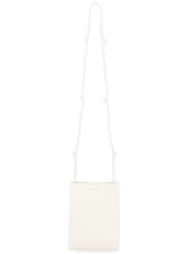 Tangle Smooth Leather Small Cross Bag White - JIL SANDER - BALAAN 6