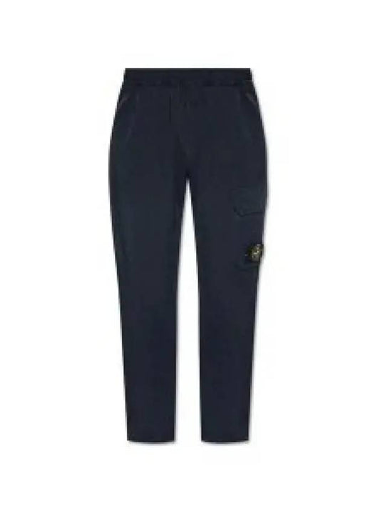 Logo Patch Cargo Track Pants Navy - STONE ISLAND - BALAAN 2