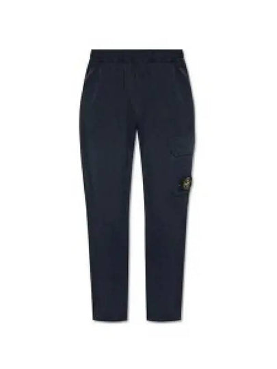 Logo Patch Cargo Track Pants Navy - STONE ISLAND - BALAAN 2