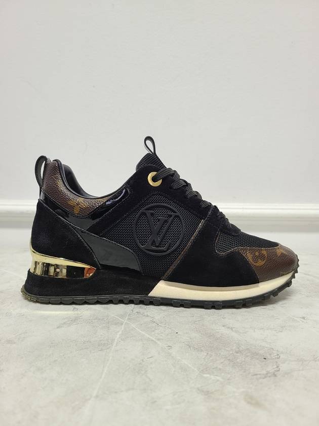 Black LV Monogram Runaway Sneakers 36 - LOUIS VUITTON - BALAAN 1