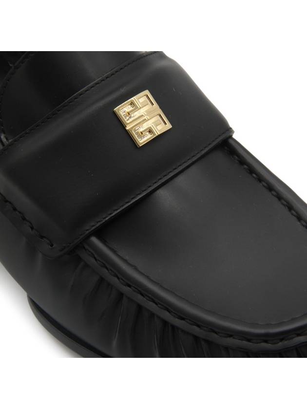 4G Leather Loafers Black - GIVENCHY - BALAAN 5