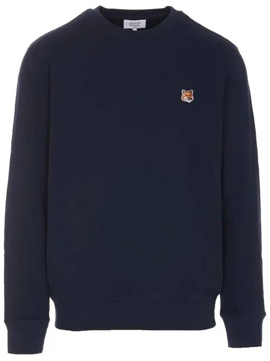 Fox Head Patch Regular Sweatshirt Midnight Blue - MAISON KITSUNE - BALAAN 2