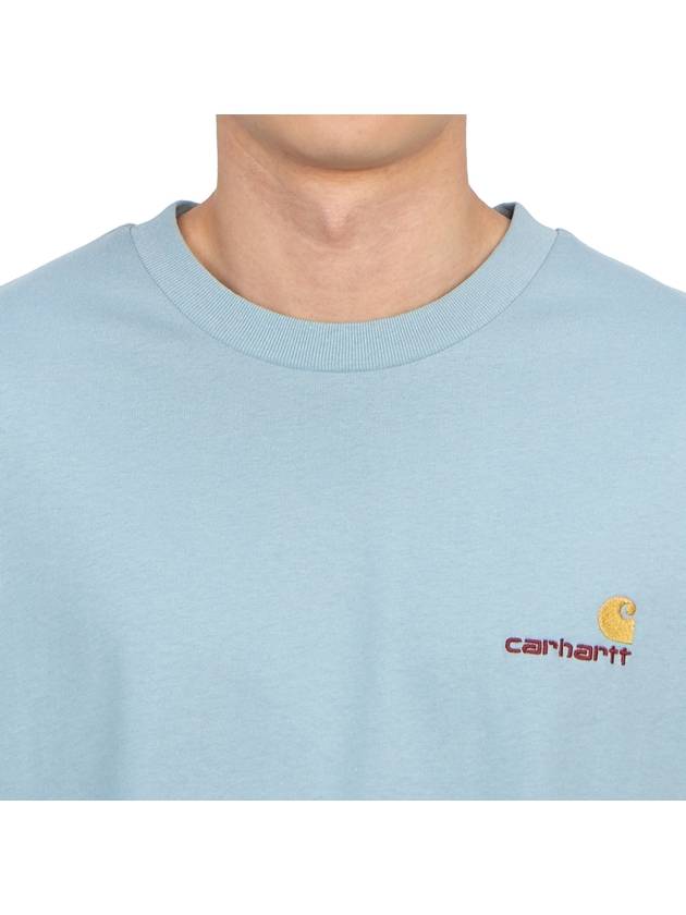 American Script Men s Short Sleeve T Shirt I029956 0F4XX - CARHARTT WIP - BALAAN 6