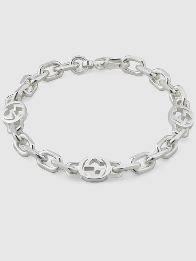 Interlocking G Chain Bracelet Silver - GUCCI - BALAAN 2