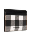 Check Print 2-tier Card Wallet Dark Burch Brown - BURBERRY - BALAAN 5