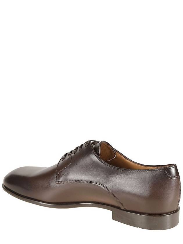 Lace-Up Leather Classic Loafers Brown - SALVATORE FERRAGAMO - BALAAN 4