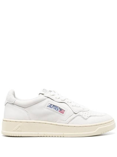 Medalist Goatskin Low Top Sneakers White - AUTRY - BALAAN 2