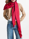 Monogram Classic Scarf Red - LOUIS VUITTON - BALAAN 2