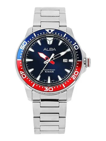 AS9T97X1 Pepsi Men s Metal Watch - SEIKO ALBA - BALAAN 1