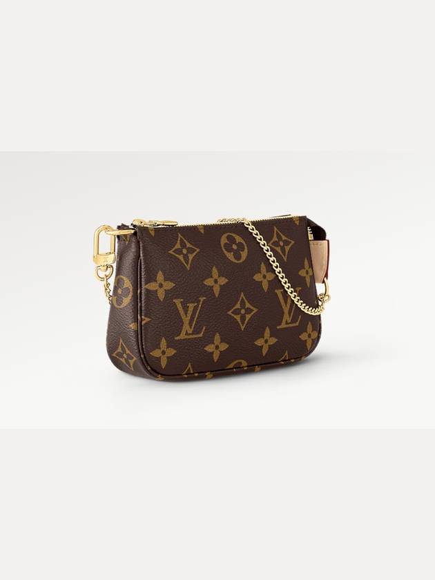 Monogram Mini Pochette Shoulder Bag Brown - LOUIS VUITTON - BALAAN 3