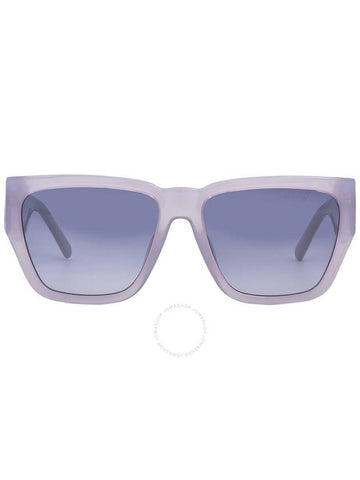 Marc Jacobs Violet Shaded Rectangular Ladies Sunglasses MARC 646/S 0B1P/DG 57 - MARC JACOBS - BALAAN 1