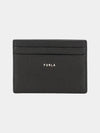 Logo card holder black common wallet PCZ2UNO B30000 O6000 - FURLA - BALAAN 2