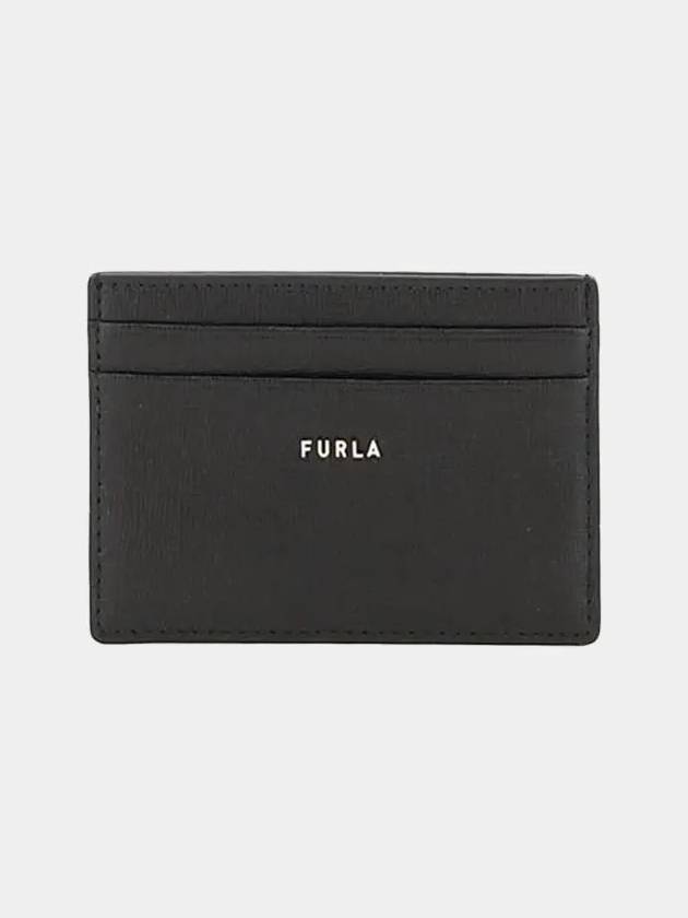 Logo card holder black common wallet PCZ2UNO B30000 O6000 - FURLA - BALAAN 2