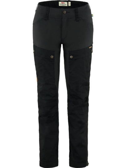 Women's Keb Trousers Regular Black - FJALL RAVEN - BALAAN 2