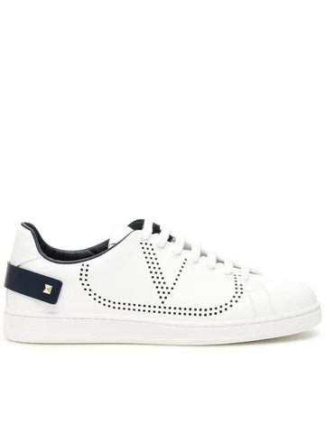 Backnet Low Top Sneakers White Black - VALENTINO - BALAAN 1