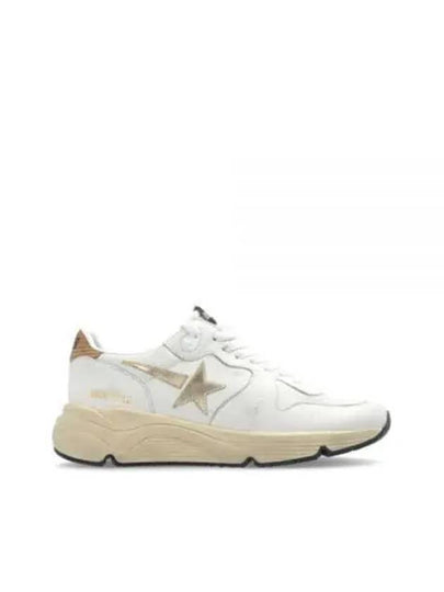 Running Sole Sports Low Top Sneakers Gold White - GOLDEN GOOSE - BALAAN 2