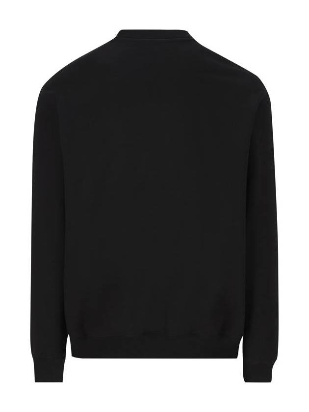 Embellished Logo Crew Neck Sweater Black - GUCCI - BALAAN 3