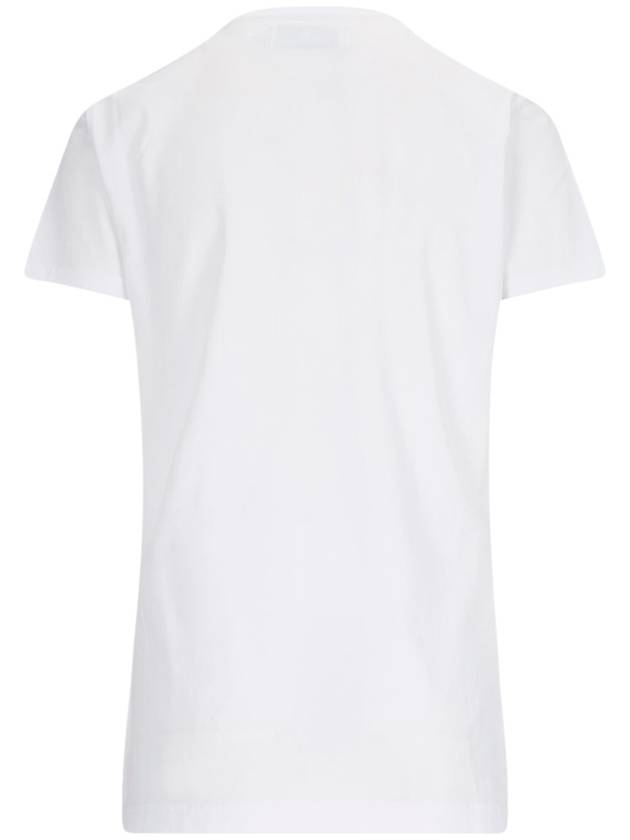 Embroided ORB Peru Short Sleeve T-Shirt White - VIVIENNE WESTWOOD - BALAAN 3