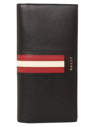 Taliro Three Stripes Logo Long Wallet Black - BALLY - BALAAN 2