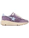 Women's Running Suede Low Top Sneakers Purple - GOLDEN GOOSE - BALAAN 2