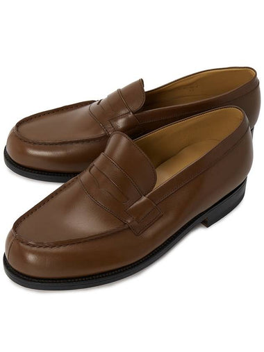 Leather Loafers Brown - J.M. WESTON - BALAAN 1