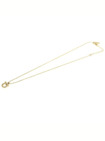 34 1066 Gold Gancini logo necklace - SALVATORE FERRAGAMO - BALAAN 1