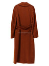 GENARCA Alpaca Wool Coat Terracotta 60162513 - MAX MARA - BALAAN 2