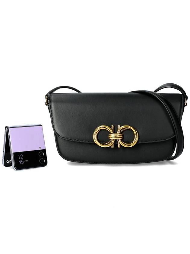 Trapezio Cross Bag Black - SALVATORE FERRAGAMO - BALAAN 3