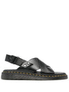 Zane Brando Leather Sandals Black - DR. MARTENS - BALAAN 1