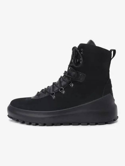 Hiking Leather Walker Boots Black - STONE ISLAND - BALAAN 2