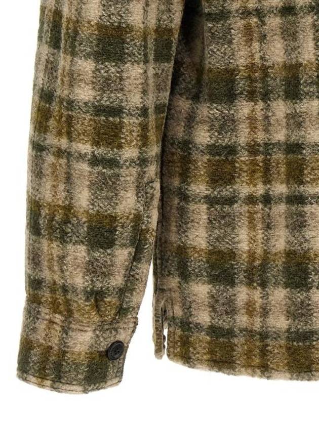 Kevron Check Wool Jacket Green - ISABEL MARANT - BALAAN 5