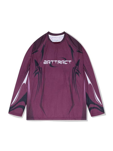 Grid racing jerseyburgundy - BATTRACT - BALAAN 1