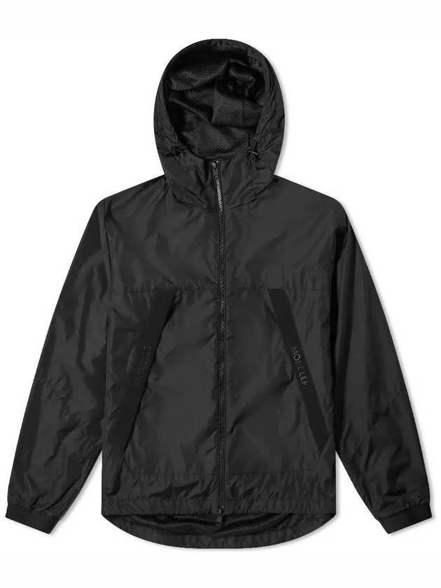 Men's Valry Hooded Jacket Black - MONCLER - BALAAN 1