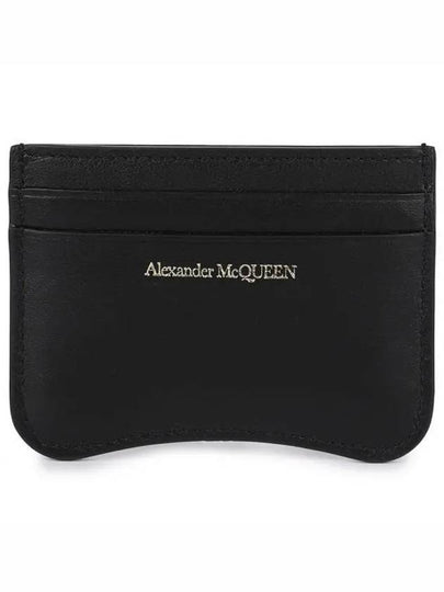 The Seal Card Wallet Black - ALEXANDER MCQUEEN - BALAAN 2