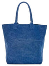 Yenky Embroidered Logo Large Shopper Tote Bag Blue - ISABEL MARANT - BALAAN 3