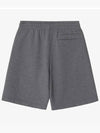 Bold Fox Head Patch Oversized Jog Shorts Dark Grey Melange - MAISON KITSUNE - BALAAN 4