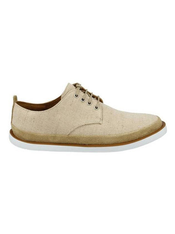 Men's Wagon Calfskin Hemp Oxford Shoes Beige - CAMPER - BALAAN 1