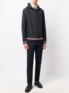 Three Stripes Shell Jacket Navy - THOM BROWNE - BALAAN 4