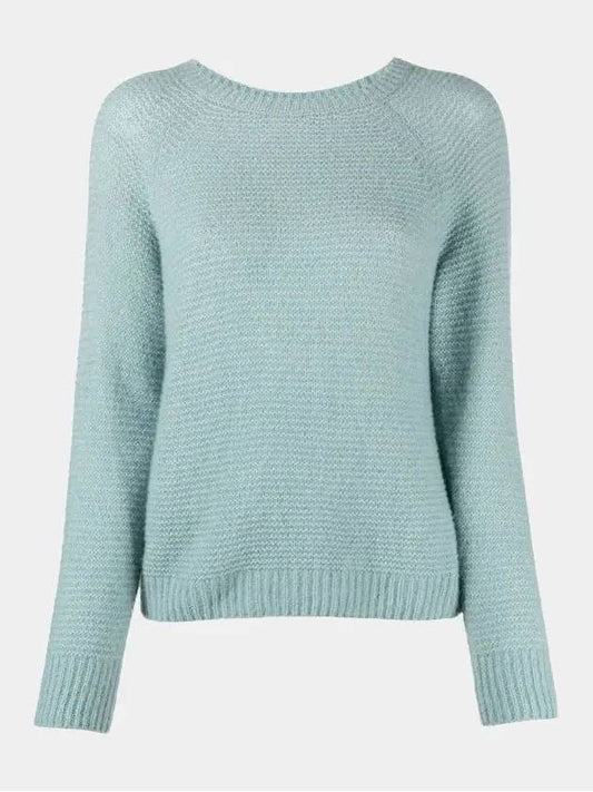 Women's Kiku Cashmere Knit Top Light Blue - MAX MARA - BALAAN 2