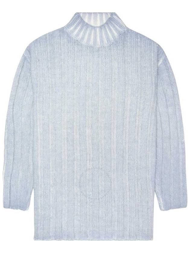 Our Legacy Men's Ice Blue Acrylic Funnel Neck Jumper, Brand Size 44 (US Size 34) - OUR LEGACY - BALAAN 1