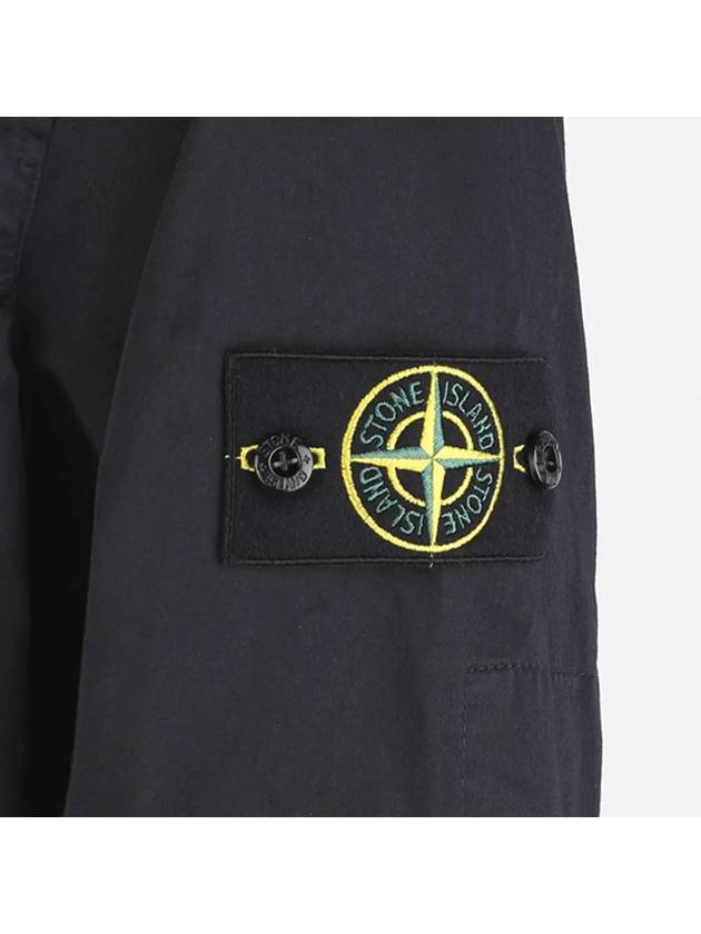 Compass Badge Zipped Jacket Orange Navy Blue - STONE ISLAND - BALAAN 5