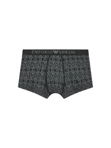 UNDERWEAR Men s Logo Pattern Cotton Drawn Black 271890 - EMPORIO ARMANI - BALAAN 1