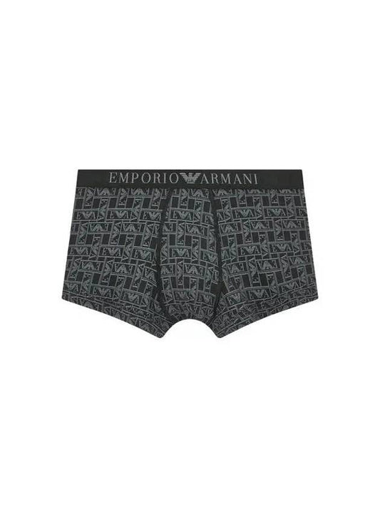 UNDERWEAR Men s Logo Pattern Cotton Drawn Black 271890 - EMPORIO ARMANI - BALAAN 1