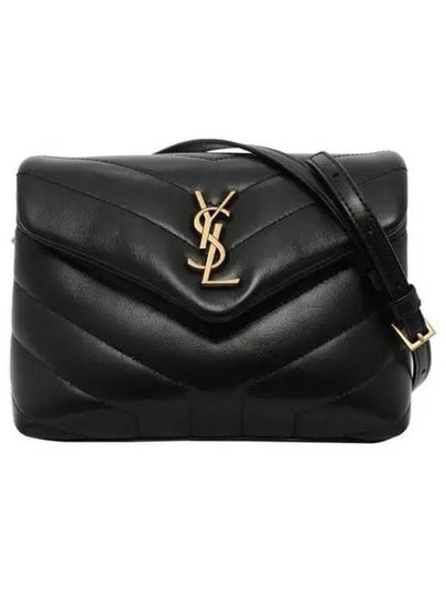 Loulou Toy Matelasse Shoulder Bag Black - SAINT LAURENT - BALAAN 2