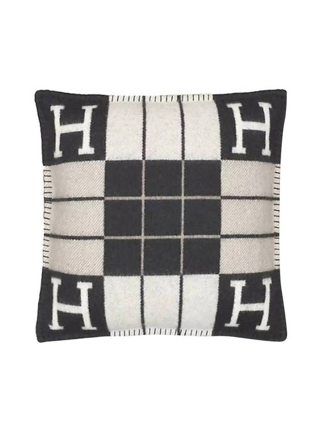 Hermes Avalon III Small Cushion Ecru Black - HERMES - BALAAN 1
