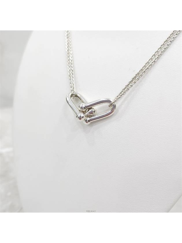 Lux You Double link pendant silver necklace 63104345 - TIFFANY & CO. - BALAAN 4