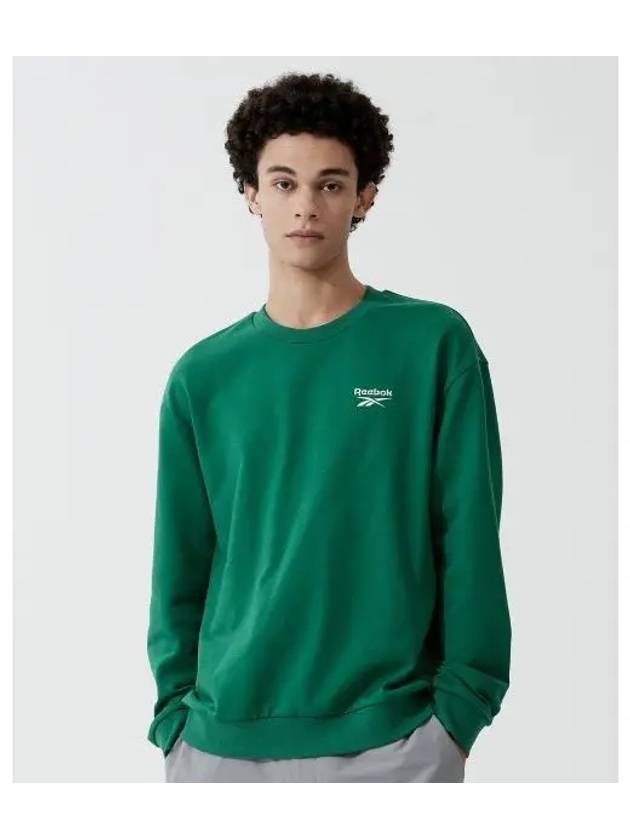 Vector Essential Sweatshirt Green - REEBOK - BALAAN 1