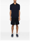 Knit Short Sleeve Polo Shirt Navy - BRUNELLO CUCINELLI - BALAAN 6